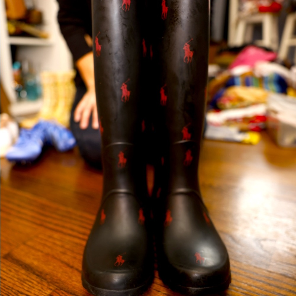 Ralph Lauren Polo proprietor, rain boot, woman’s size 7